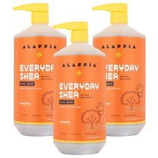 알라피아 에브리데이 시어 바디워시, 950ml, 3개