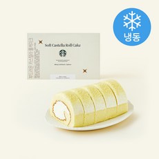 스타벅스 부드러운 카스텔라 롤케이크 5개입 (냉동), 380g, 1개