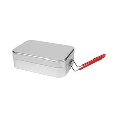 trangia Mess Tin 309 煮飯神器 便當盒 容量: 1500ml, 大紅把手, 1個