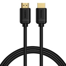 Baseus 倍思 高清系列 HDMI轉HDMI 高清同屏轉換線 黑色, 1m, 1條