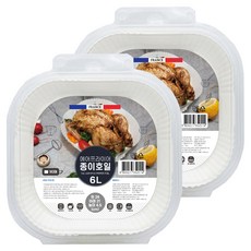 리빙베리 에어프라이어 종이호일, 24cm, 90개입, 2개