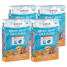 Danbaekharu 兒童rTG Omega咀嚼軟糖 600 30粒, 4個, 57g