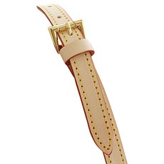 QUILTING MOM 奢華風格鞣製皮革交叉肩帶包帶 14 毫米, 皮膚金, 1個