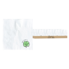 HANZPICK 微笑幸運草餐巾紙, 1入, 綠色, 1500件