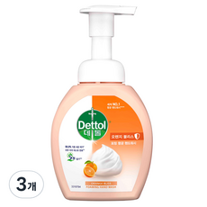 Dettol 滴露 泡沫洗手液 橘子, 250ml, 3個