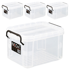 코멕스 네오 리빙박스, 반투명, 4개