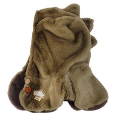 KOCOTREE 兔絨絨披肩帽 單入 100%聚酯纖維