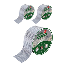 스코라 초강력 부틸 방수 테이프 은색 5cm x 10m, 3개