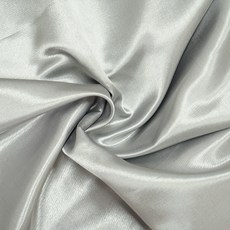 蝴蝶觸感 高級貢緞寬幅布料, 淺灰色