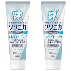 LION 獅王 固齒佳酵素極致亮白牙膏, 雙重淨色因子, 日本先進酵素配方, 130g, 2條