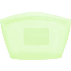 SiliPot 矽膠密封保鮮夾鍊袋 青檸綠, 1個, 850ml