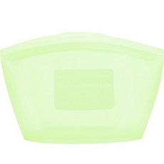 SiliPot 優質矽膠密封保鮮拉鍊袋, S(萊姆綠), 1個