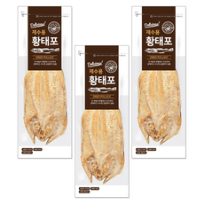 해맑은푸드 제수용 황태포, 70g, 3개