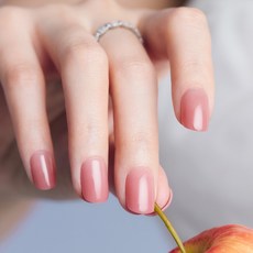 데싱디바 매직프레스 네일팁 레귤러 라운드, 로지, 1개