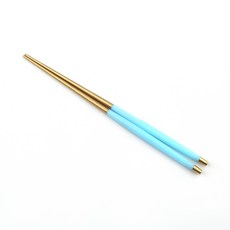 Bogen Le Bien 金色餐具筷子, 1個, 柔和藍色, 單品