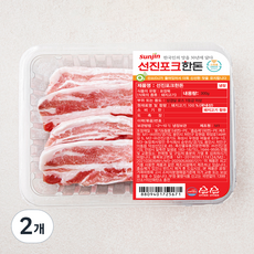 선진포크한돈 삼겹살 1등급 이상 (냉장), 300g, 2개