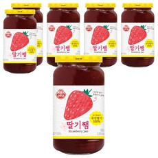 오뚜기 딸기쨈, 500g, 6개