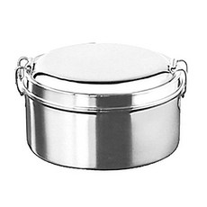 SILWA 西華 雙層圓形便當盒 14cm, Z014ST, 1個