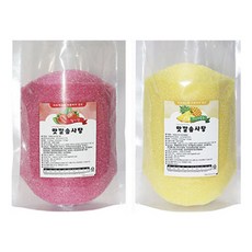 家用棉花糖機用風味糖30份套組，草莓味300克+菠蘿味300克, 600g, 1組