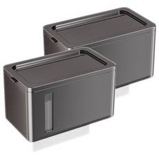 Postroad 無孔擦手巾分配器盒, 2個, 灰色