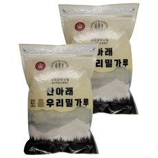 韓國本土小麥粉 景觀小麥 全麥麵粉 強力小麥粉, 2個, 1kg