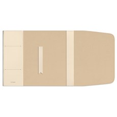 Soymix Lovesome 皮革書套 + 書籤套裝 Multi S, 1套, 米色