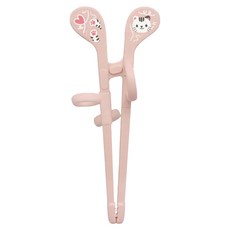 EDISON mama 學習筷 14cm, 貓咪 粉色, 1雙