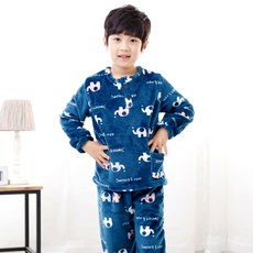 Kids Line 孩童大象印花睡衣+睡褲套裝