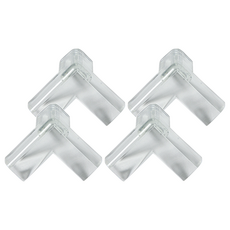 CAR-BOY 新尖角防護貼 4入 三方向黏貼固定, 約2.5 x 寬1.3 × 高1 × 厚0.3cm, 透明, 1包