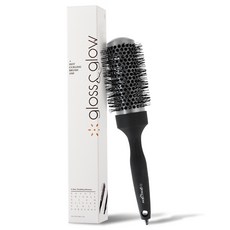 gloss&glow 熱塑大波浪豐盈髮梳 43mm, 黑色, 1個