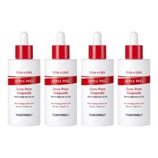 토니모리 파하라하 애플필 제로 모공 앰플, 4개, 100ml
