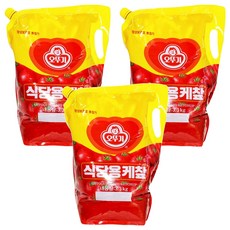 오뚜기 오리지널 식당용 케첩 스파우트팩, 3.3kg, 3개