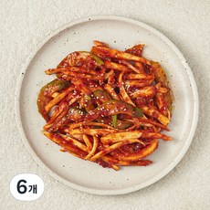 식탁위의사계 녹선 오이 도라지무침, 120g, 6개