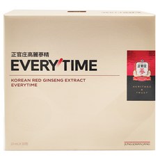 正官庄 Everytime 高麗蔘精 EVERYTIME, 10ml, 30條, 1盒