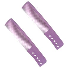 Grager 專業碳棒梳 GCC548, 紫色, 2個