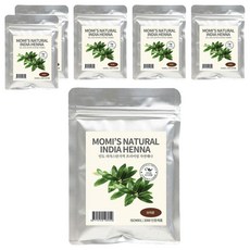모미스 네츄럴 인디아 헤나 염색제 100g, 케미컬브라운, 6개