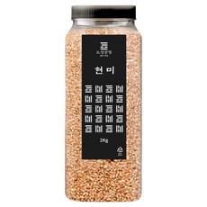 도정공장 씻어나온 현미, 2kg, 1개