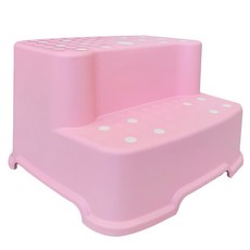 Budsia 防滑寬版2階腳踏凳 2入, 淺灰色