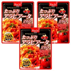HACHI 義麵醬 日本原裝進口 蔬菜的鮮甜香氣配上嗆紅香辣紅醬, 260g, 3包