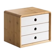 ika 抽屜款三層櫃 小款, 白色, 25.5cm, 3抽