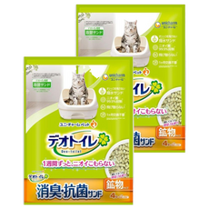 unicharm 嬌聯 抗飛濺沸石砂 小粒 無香 3.8L, 2包