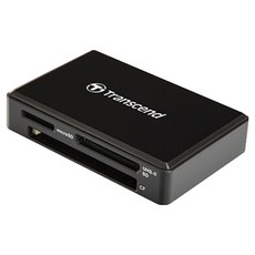 Transcend 創見 RDF9 多功能高速讀卡機 USB 3.1高速傳輸 支援UHS-II SD卡 台灣製造, TS-RDF9K2, 1個, 黑色
