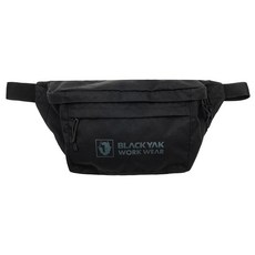 BLACKYAK 工裝風大容量登山腰包, 黑色