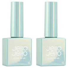 Jello Jello 美甲免清潔封層凝膠 10ml, 單一顏色, 2個