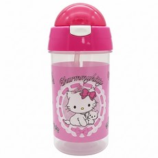 雅迪 恰咪寶特瓶水壺, 粉色Kitty, 400ml, 1個