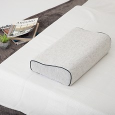 Coupan進口Coluna丹麥記憶棉頸椎曲線枕頭, White Orion