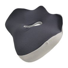 HONDONI 新款7D全包裹式美臀記憶舒壓坐墊 慢回彈記憶棉, 灰色