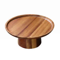 蛋糕盤, 木頭色, 1個