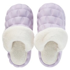 CARET 女性壓紋設計EVA毛絨拖鞋