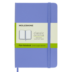 몰스킨 클래식노트 하드커버 플레인 포켓, 하이드레인저 블루, 1개